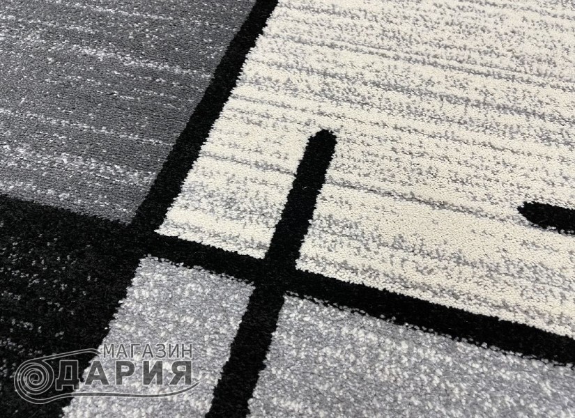 Тъкан килим MAGNOLIA 704 l.grey/black